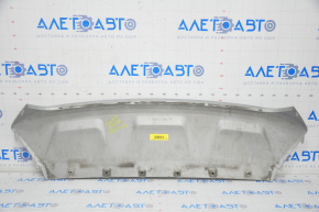Накладка губы переднего бампера Ford Escape MK3 17-19 рест, серебро, прижата