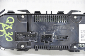 Controlul climatizării pentru Infiniti QX30 17- 2 zone, butonul este șters