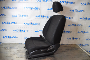 Scaun șofer Nissan Leaf 13-17 fără airbag, manual, încălzire, material textil negru.