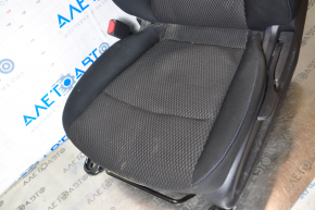 Scaun șofer Nissan Leaf 13-17 fără airbag, manual, încălzire, material textil negru.