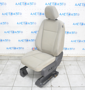 Водительское сидение Ford Escape MK3 13-19 без airbag, тряпка серое, электро, потерто, под чистку