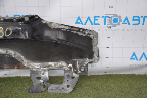 Panoul din spate al Ford Focus mk3 11-18 4d, complet asamblat din 2 piese, negru, ușor lovit