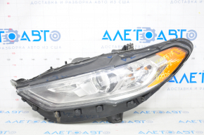 Far stânga față completă Ford Fusion mk5 17-20 cu halogen, cu DRL, nisip