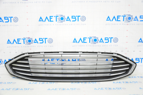 Решетка радиатора grill в сборе с обрамлением Ford Fusion mk5 17-18 песок