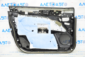 Capacul ușii cartela dreapta față Ford Fusion mk5 17-20 negru. Negru cromată