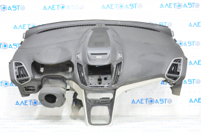 Torpedo panoul frontal fără AIRBAG Ford Escape MK3 13-16 pre-restilizare, negru, zgârieturi