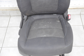 Scaun de pasager Chevrolet Volt 16- fără airbag, manual, material textil negru, cusătură albastră, sub chimic.