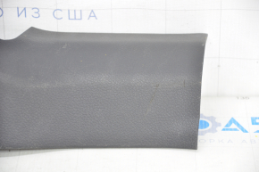 Capac prag interior spate dreapta Nissan Rogue 14-20, neagra, zgarieturi, suport rupt