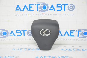 Airbag-ul de siguranță în volanul șoferului pentru Lexus RX350 10-12, negru, cu inserții cromate.