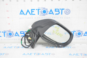 Зеркало боковое правое в сборе Lexus RX350 RX450h 10-12 14 пинов, автозатемнение, поворотник, подсветка, графит
