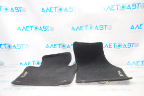 Set de covorașe VW Jetta 11-18 USA, material textil negru.