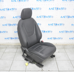 Scaun de pasager pentru Chevrolet Volt 11-15 cu airbag, manual, piele neagră, încălzire.