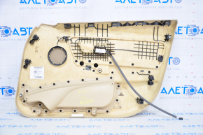 Capacul ușii, cartela frontală stânga BMW 3 F30 12-18 bej, defect de acoperire a mânerului