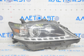 Far dreapta față asamblată Lexus RX350 RX450h 13-15, restilizată, xenon, zgârieturi.