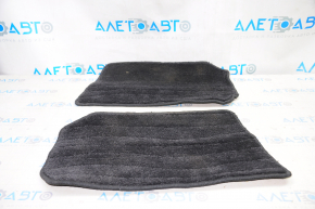 Set de covorașe Nissan Leaf 13-17, material textil negru, fără emblema, potrivit pentru curățare chimică.