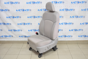 Водительское сидение Subaru Forester 14-18 SJ без airbag, электро, тряпка серая, под химчистку