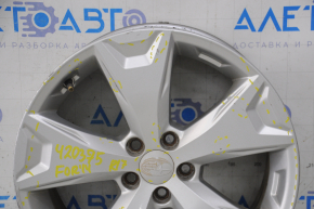 Диск колесный R17 Subaru Forester 14-16 SJ тип 2 бордюрка, полез лак на эмблеме