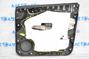 Capacul ușii, cartela frontală stânga Ford C-max MK2 13-18 negru, zgârietură