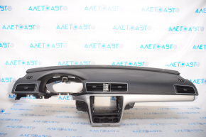 Torpedo panoul frontal fără AIRBAG VW Passat b7 12-15 USA negru