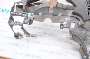 Торпедо передняя панель без AIRBAG Acura MDX 07-11 черн, слом каркас, тычка