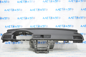 Torpedo panoul frontal fără AIRBAG VW Passat b7 12-15 USA negru