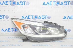 Far dreapta fata goala Honda Accord 16-17 halogen fara DRL, nisip, pentru polizare.