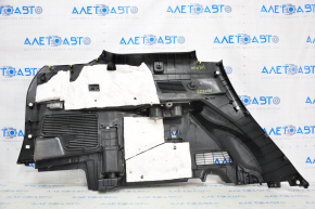 Capacul arcului drept Toyota Highlander 14-19 negru, zgâriat, uzat