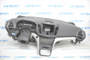 Torpedo cu airbag frontal pentru Ford C-max MK2 13-18, culoare neagră.