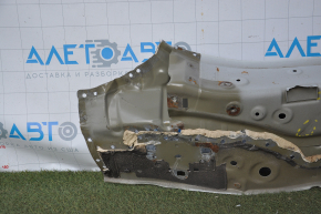 Panoul din spate al Nissan Rogue 14-20 alb, zdrobit