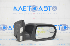 Зеркало боковое правое Ford Edge 15-18 11 пинов, черное, поворотник, подогрев