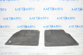 Set de covorașe pentru interiorul mașinii Ford Edge 15 - cauciuc negru, non-original.