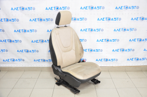 Пассажирское сидение Chevrolet Volt 11-15 без airbag, механическое, кожа беж, под химчистку