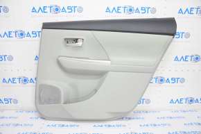 Capacul usii cardul din spate dreapta Toyota Prius V 12-17, material textil gri.