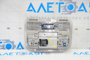 Плафон освещения передний Honda Civic X FC 16-21 4d под люк, серый, трещина