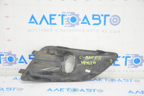 Cadru far PTF dreapta fata Ford C-max MK2 13-18 SUA cu inel cromat, nisip, prindere ruptă