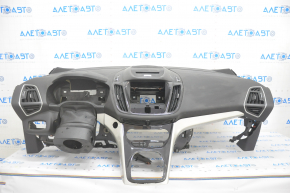 Torpedo cu airbag frontal pentru Ford C-max MK2 13-18, culoare neagră.