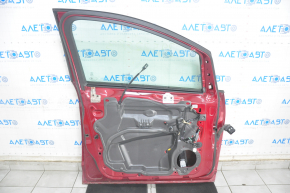 Дверь в сборе передняя левая Ford C-max MK2 13-18 keyless, Energi, красный RR, тычки