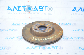 Placă de frână față dreapta Ford C-max MK2 13-18 300/25mm ruginită.