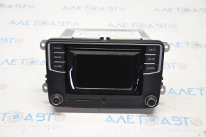 Monitor, display VW Passat b8 16-19 USA cu 6 butoane, zgârieturi.