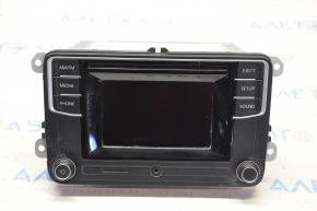 Monitor, display VW Passat b8 16-19 SUA cu 6 butoane, zgârieturi.