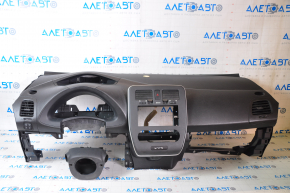 Panoul frontal cu AIRBAG pentru Nissan Leaf 11-17, negru.