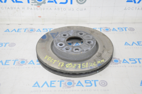 Placă de frână față dreapta Chevrolet Volt 16- 275/26mm