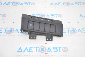 Panoul de butoane de pe panoul frontal al Hyundai Santa FE Sport 13-18 negru