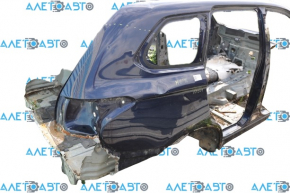 Aripa spate dreapta Mitsubishi Outlander 14-21 albastru D14, pe caroserie, lovitura, zgarieturi.