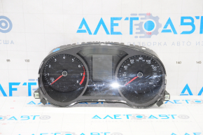 Щиток приборов VW Jetta 11-18 USA 1.4T 1.8T 2.0 с большим дисплеем, царапина