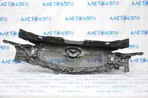 Grila radiatorului asamblată Mazda CX-5 17- fără radar, nisip