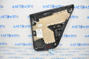 Capacul usii, cartela spate stanga VW Tiguan 09-17 negru, zgarieturi