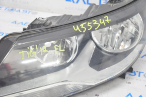 Far stânga față VW Tiguan 12-17 restilizat, halogen, nisip