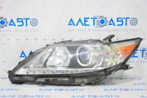 Far stânga față asamblat Lexus ES300h ES350 13-15 pre-restilizare xenon + LED DRL, nisip, pentru polizare.