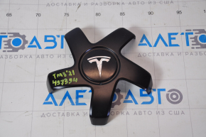 Capacul central al jantei Tesla Model 3 18- tip 2, negru, zgârieturi